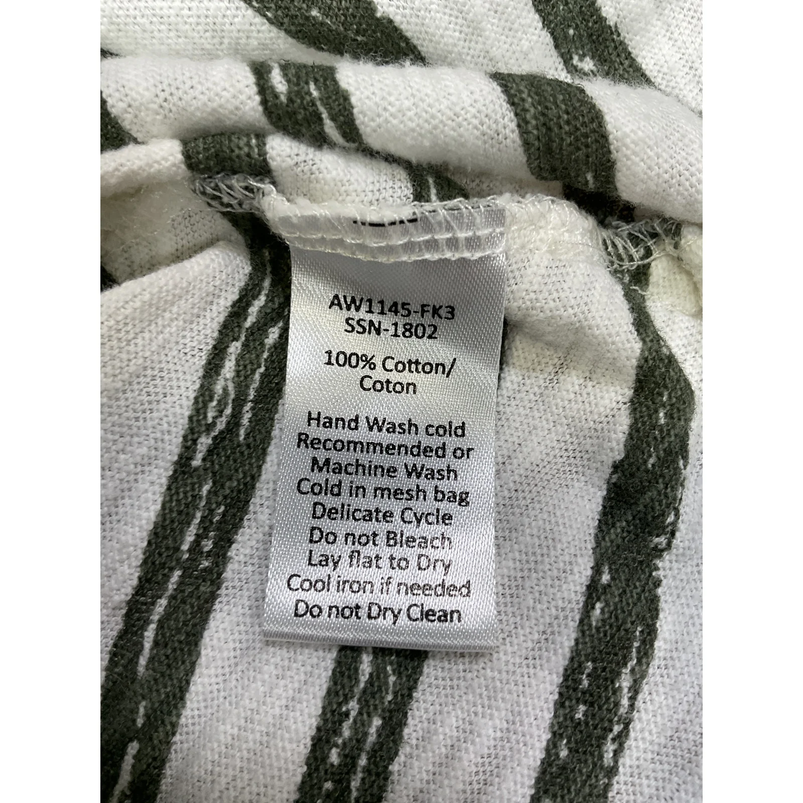 Atm Anthony 'Thomas Melillo' White Striped Cotton T-Shirt Size S - Image 5