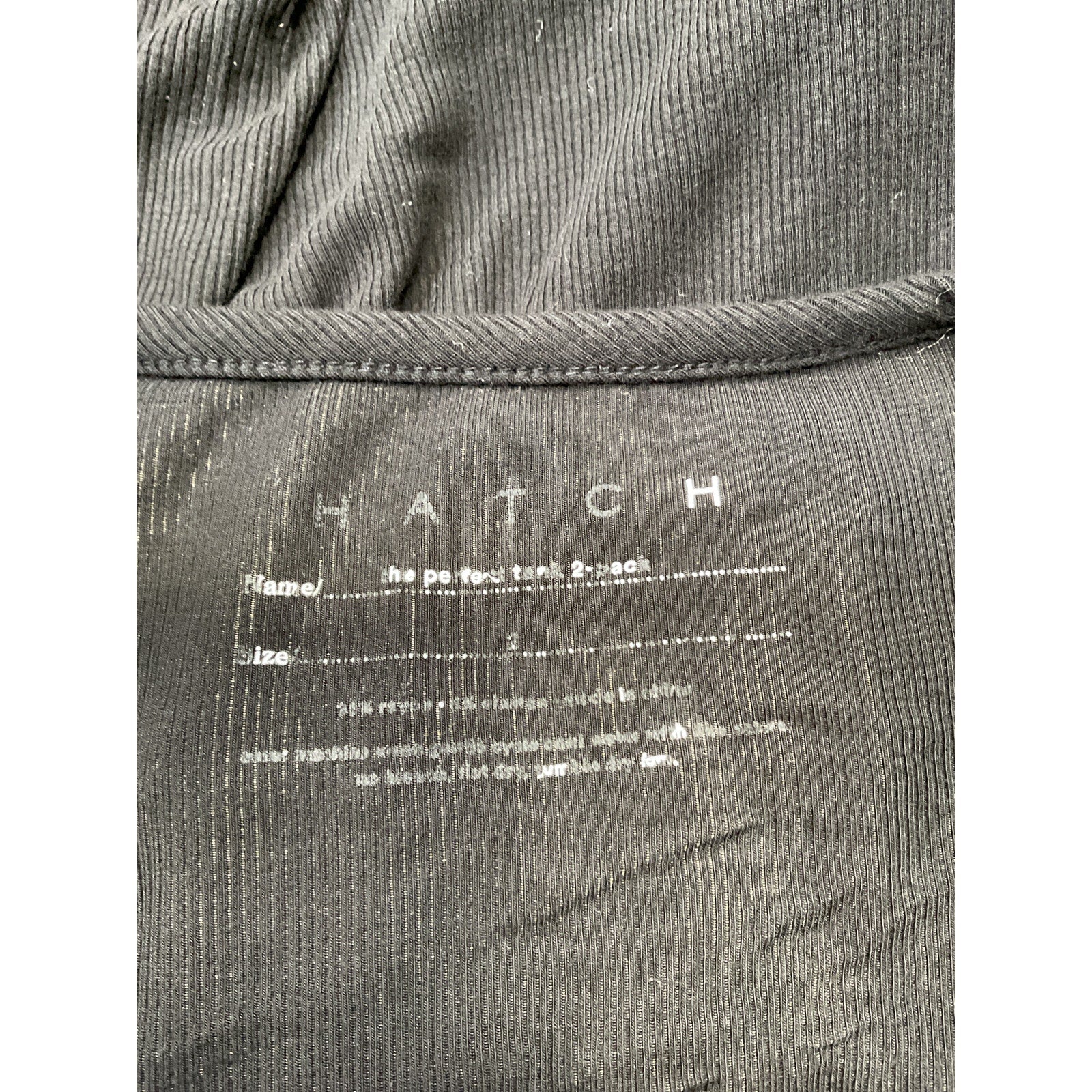 Hatch The Softest Rib White Nylon Tank 2-Pack Size 2 - Image 4