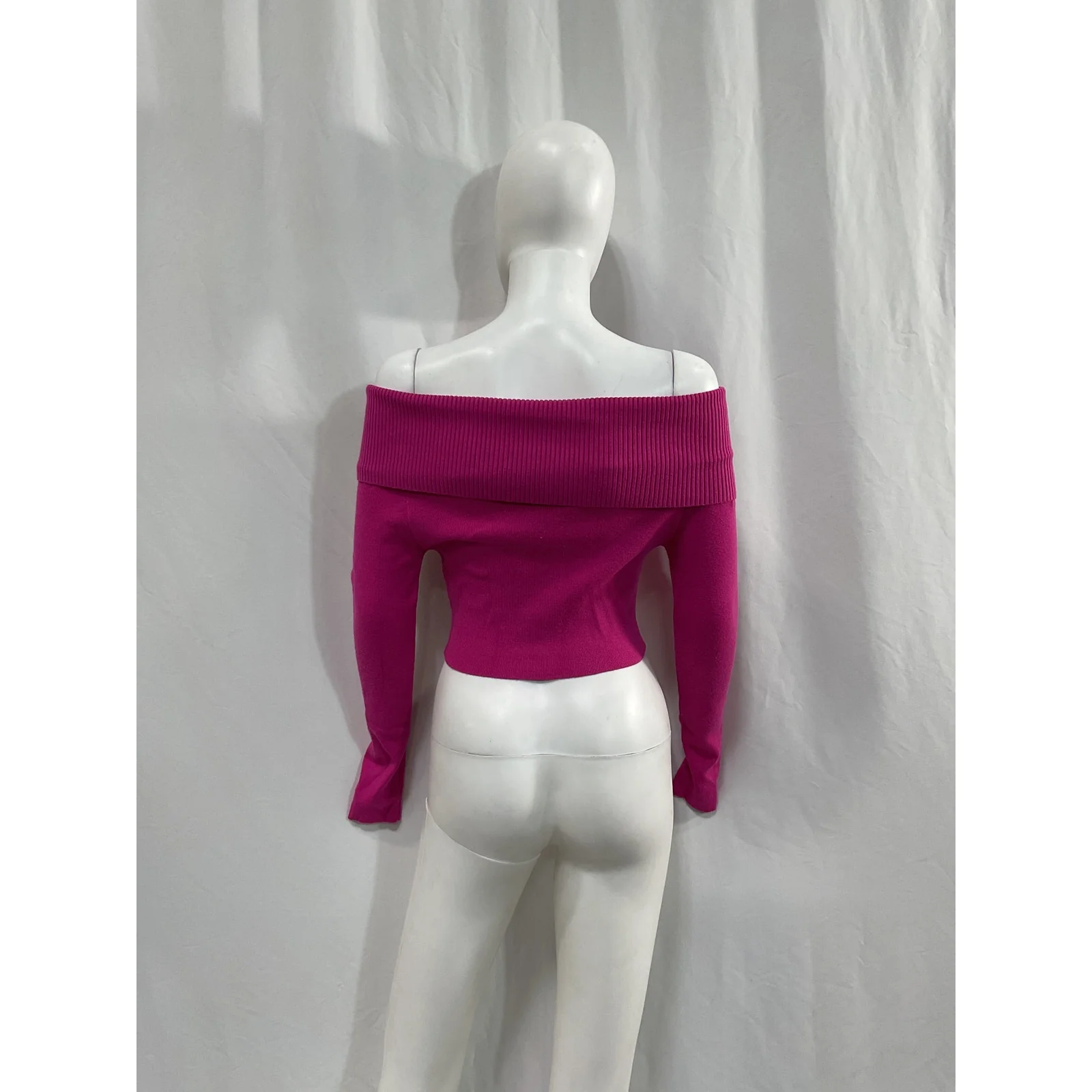 Line & Dot 'Heart Struck' Pink Cotton Sweater Size S - Image 3
